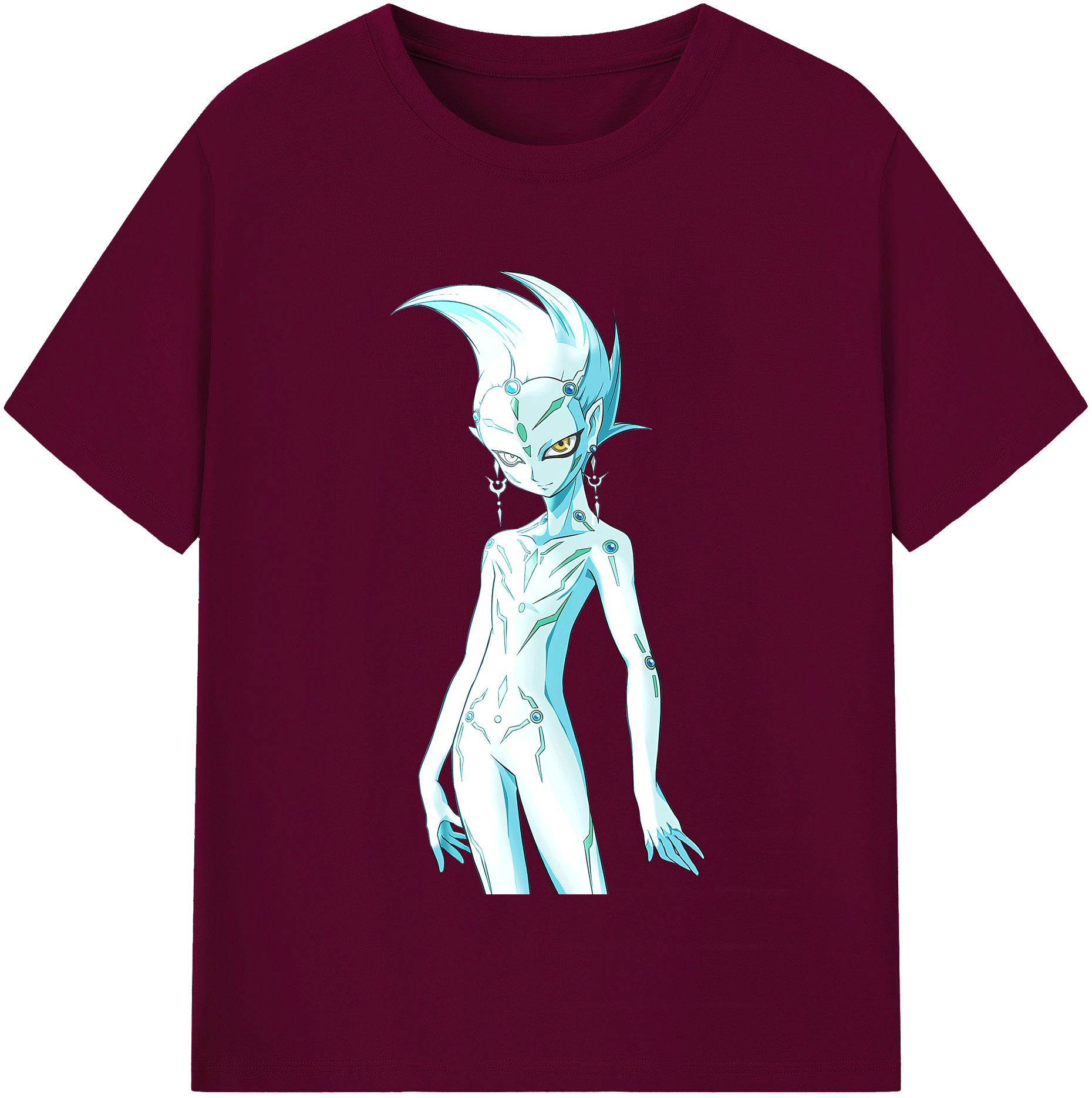 （画像用） 遊☆戯☆王 Yu-Gi-Oh! レディースカジュアルプリントTシャツ（綿100％）